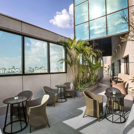 Hotel Meliá Jardim Europa São Paulo Exteriér fotografie The rooftop lounge at the hotel